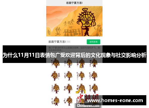 为什么11月11日表情包广受欢迎背后的文化现象与社交影响分析